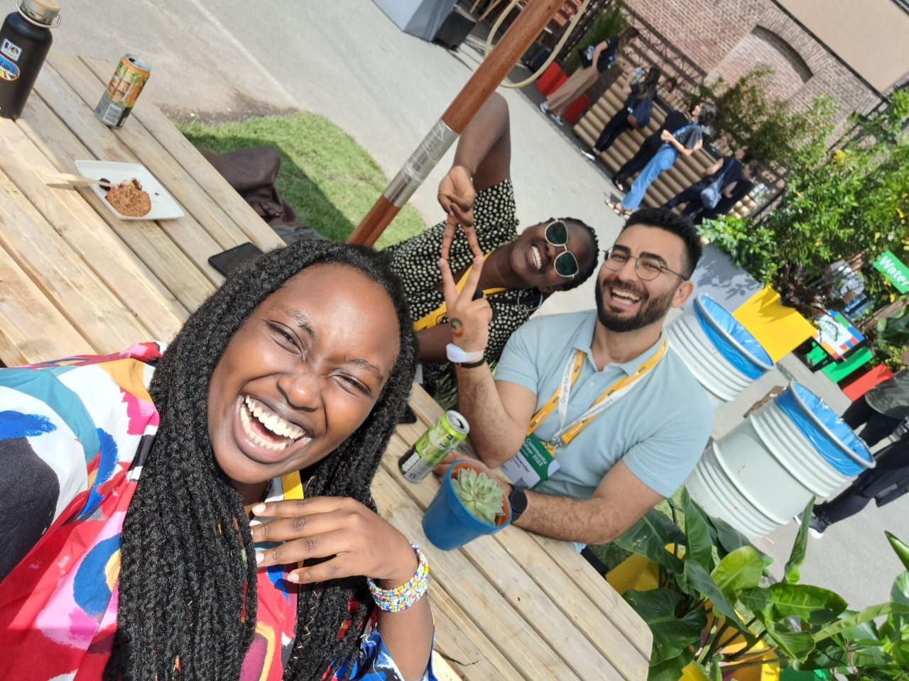 Alex standing in an urban environment.